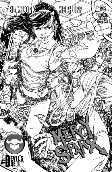 Mercy Sparx #5 Talent Caldwell Line Art Edition