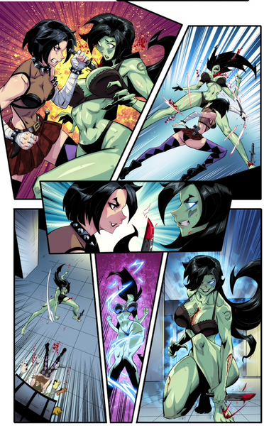 ZOMBIE TRAMP vs. HACK/SLASH #1: Xong Brothers Cover (SFW)