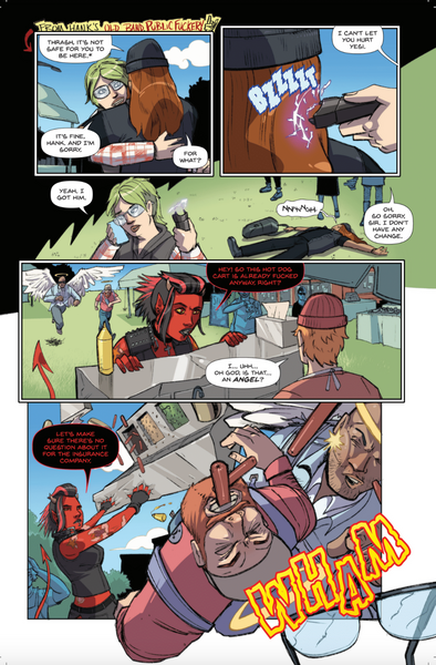 Mercy Sparx: No More Angels Left to Fall (Oum - Lenticular Cover)