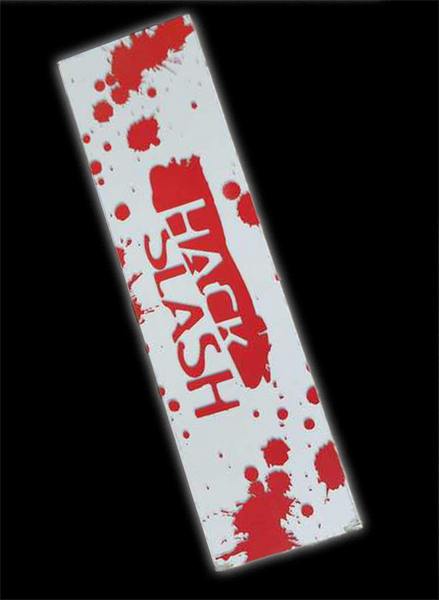 Hack/Slash Blood Spatter Bookmark