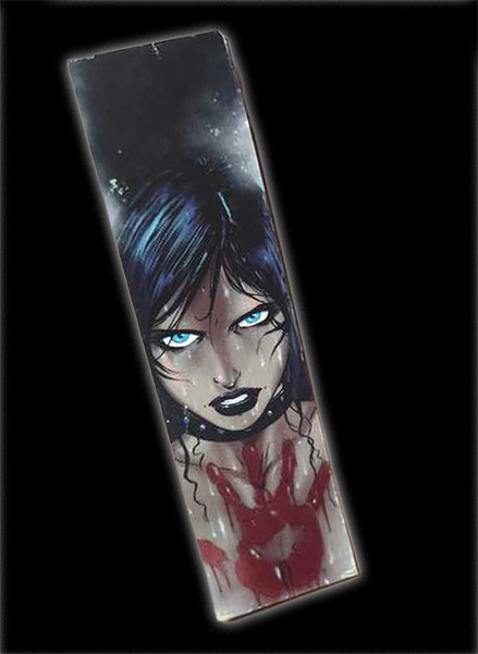 Hack/Slash Blood Spatter Bookmark