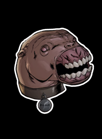 Pooch Head Sticker